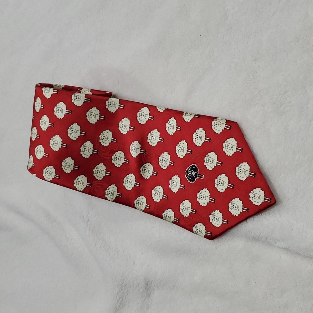 💥50% sale💥Black Sheep Tradition Craft silk tie #1145